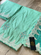 Mint green and ferozi