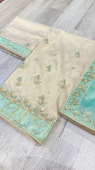 Golden and mint green jori