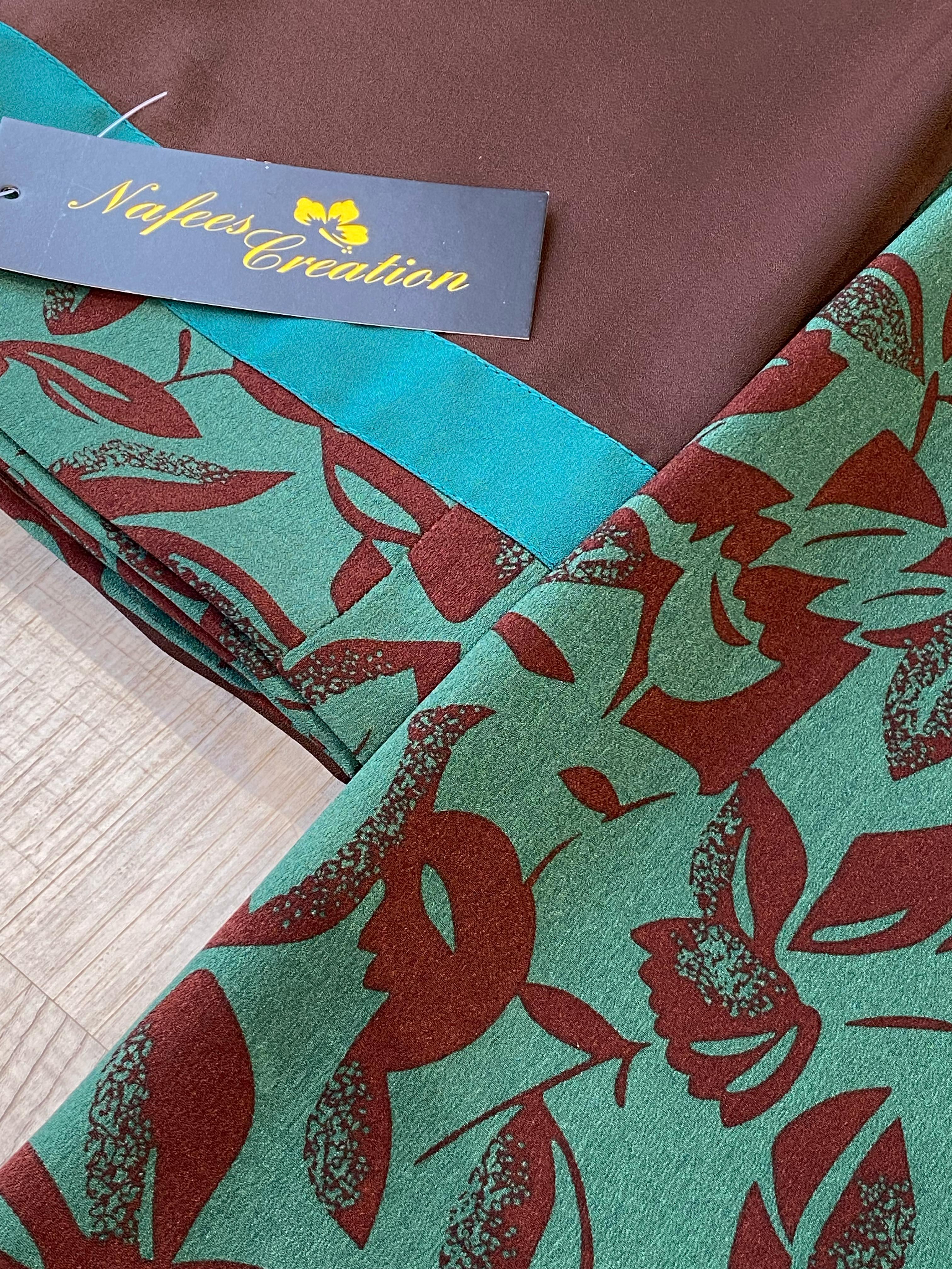 Printed abaya