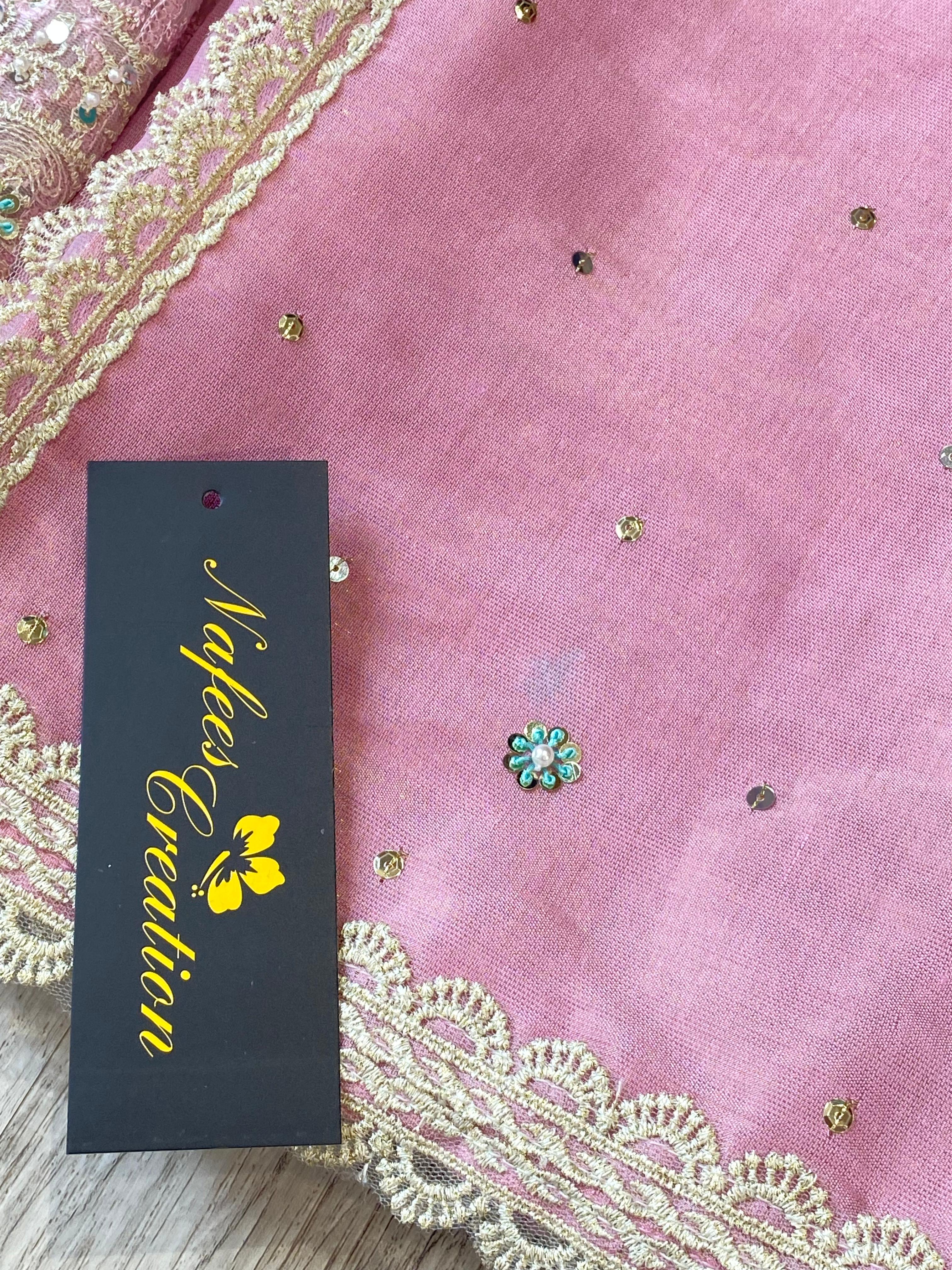 Pink and gold