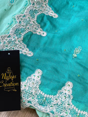 Mint green and ferozi