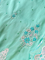 Mint green and ferozi