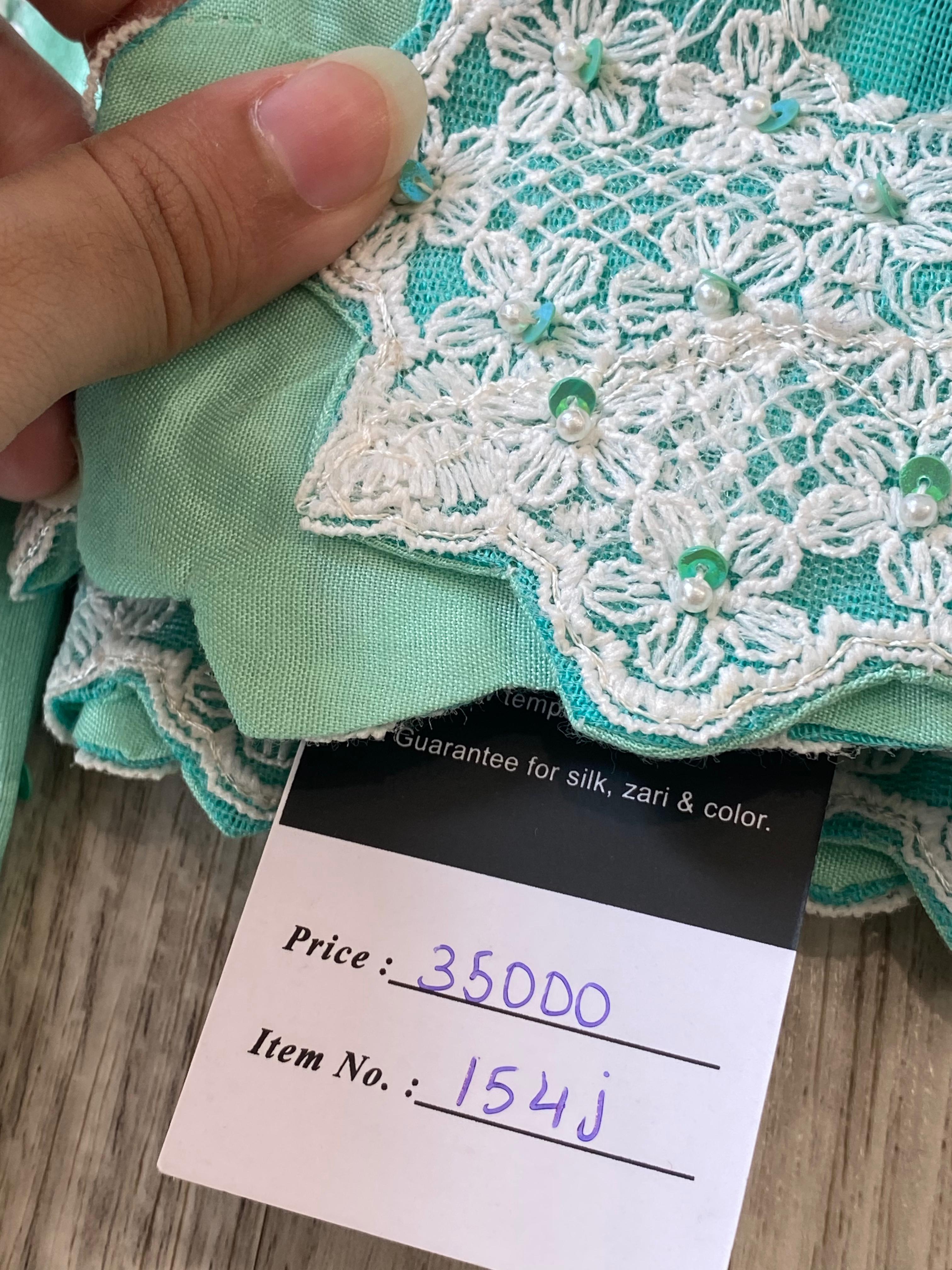 Mint green and ferozi