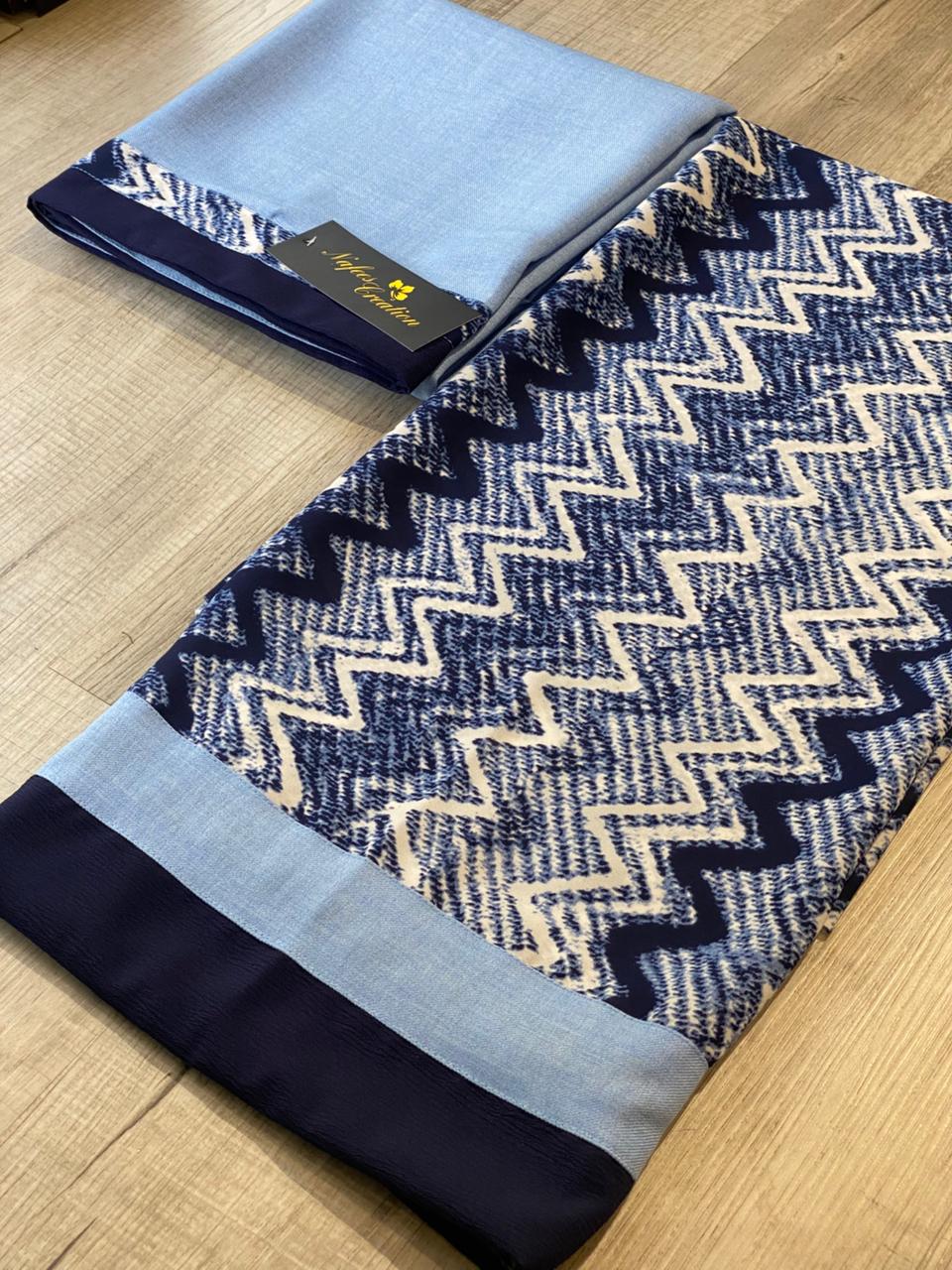 Blue chevron