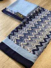 Blue chevron