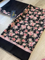 Black and floral