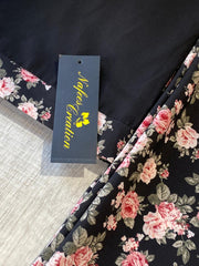 Black and floral