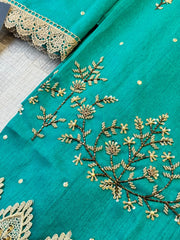 Peacock green