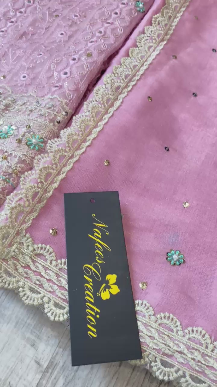 Pink and gold